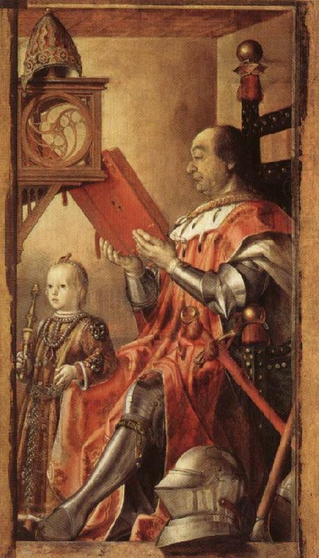 Federico da Motefeltro,Duke of Urbino,with His Son Guidobaldo, BERRUGUETE, Pedro